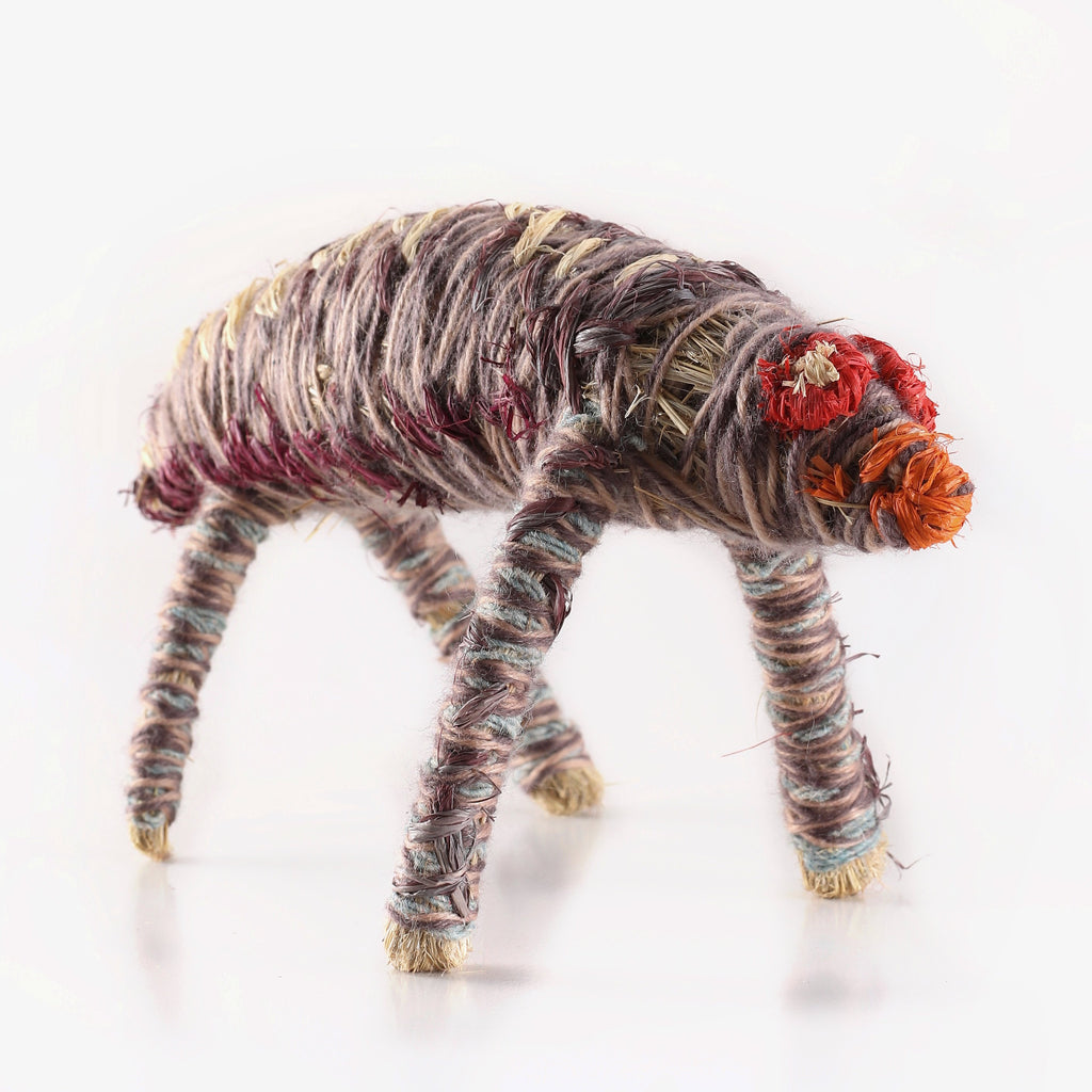 Aboriginal Artwork by Polly Pawuya - Tinka (Goanna) Tjanpi Sculpture