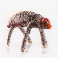 Aboriginal Artwork by Polly Pawuya - Tinka (Goanna) Tjanpi Sculpture