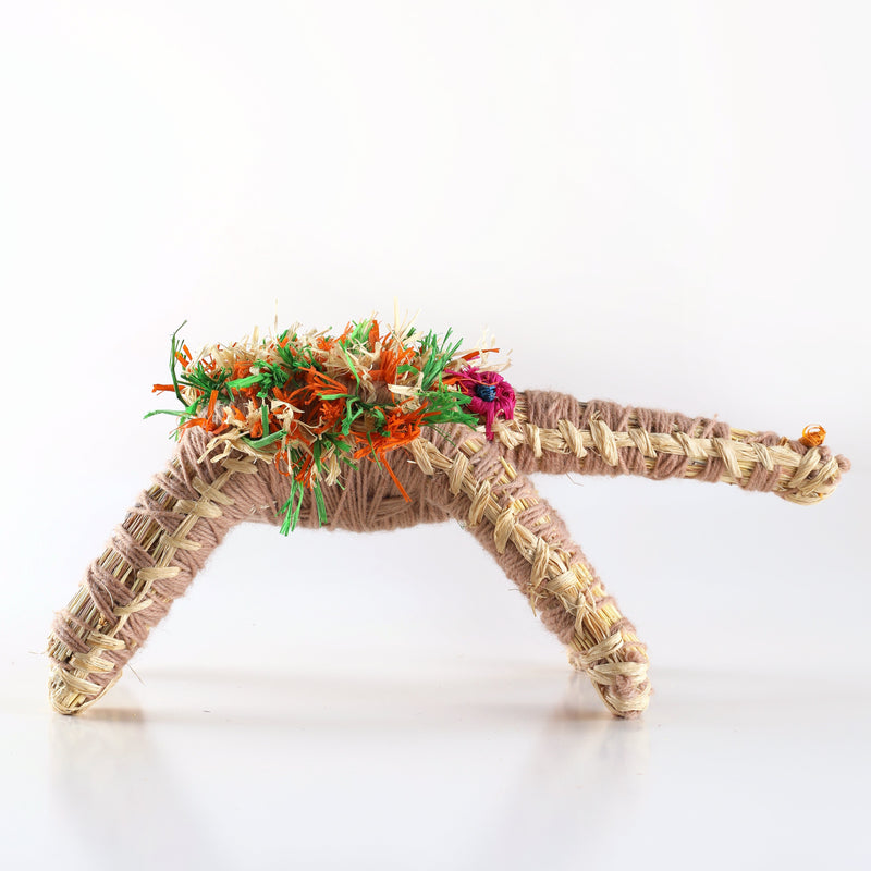 Aboriginal Artwork by Priscilla McLean - Echidna Tjanpi Sculpture