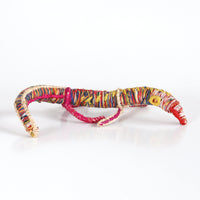 Aboriginal Artwork by Rita Rolley - Tinka (Goanna) Tjanpi Sculpture