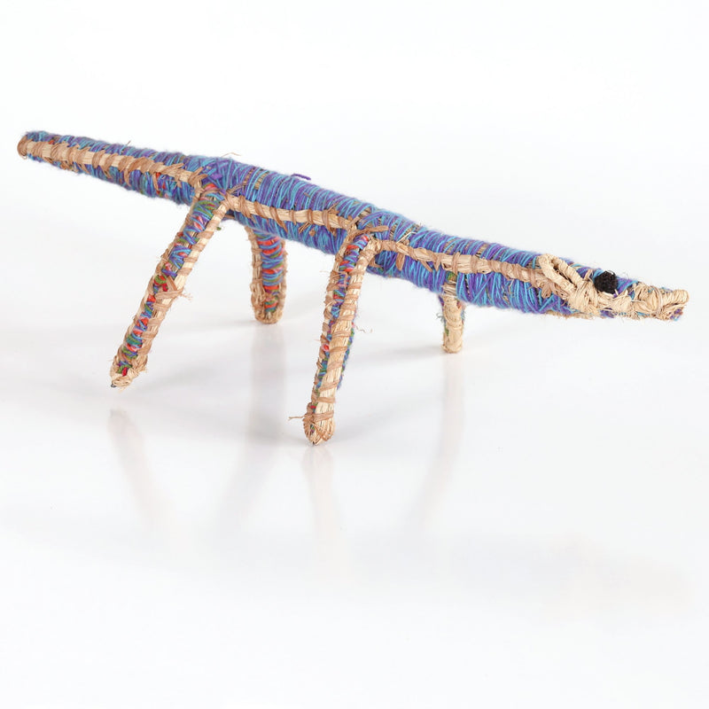 Aboriginal Artwork by Ruth Bates - Papa (Dog) Tjanpi Sculpture