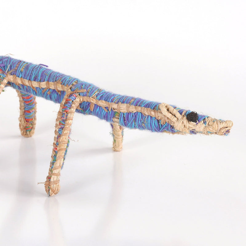 Aboriginal Artwork by Ruth Bates - Papa (Dog) Tjanpi Sculpture