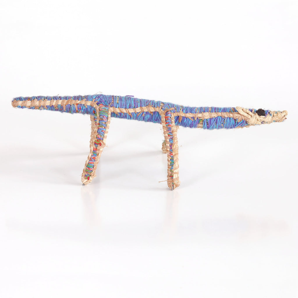 Aboriginal Artwork by Ruth Bates - Papa (Dog) Tjanpi Sculpture