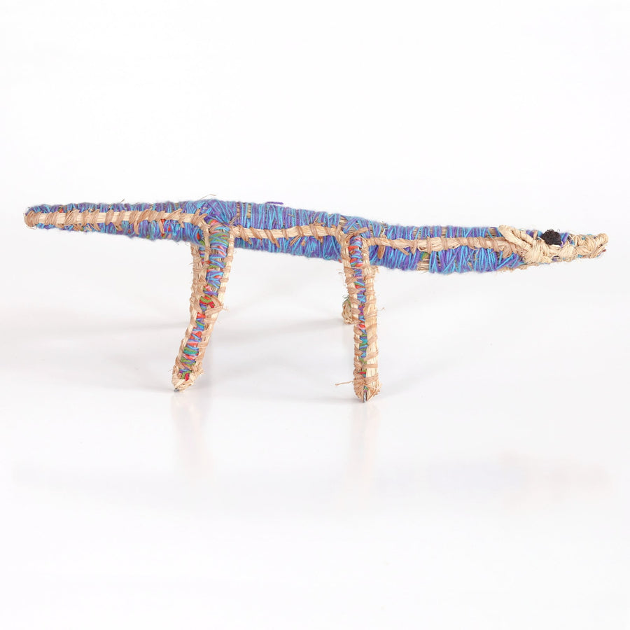 Aboriginal Artwork by Ruth Bates - Papa (Dog) Tjanpi Sculpture