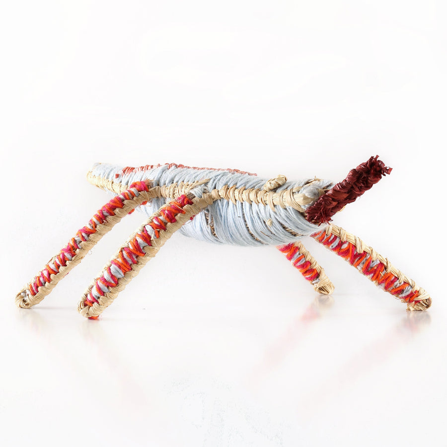 Aboriginal Artwork by Samantha Burke - Tinka (Goanna) Tjanpi Sculpture