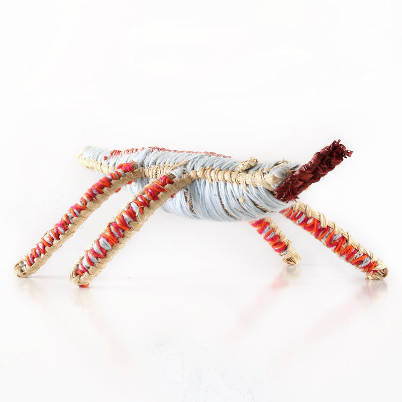 Aboriginal Artwork by Samantha Burke - Tinka (Goanna) Tjanpi Sculpture