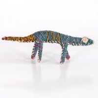 Aboriginal Artwork by Sheila Giles - Tinka (Goanna) Tjanpi Sculpture