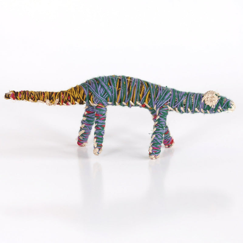 Aboriginal Artwork by Sheila Giles - Tinka (Goanna) Tjanpi Sculpture