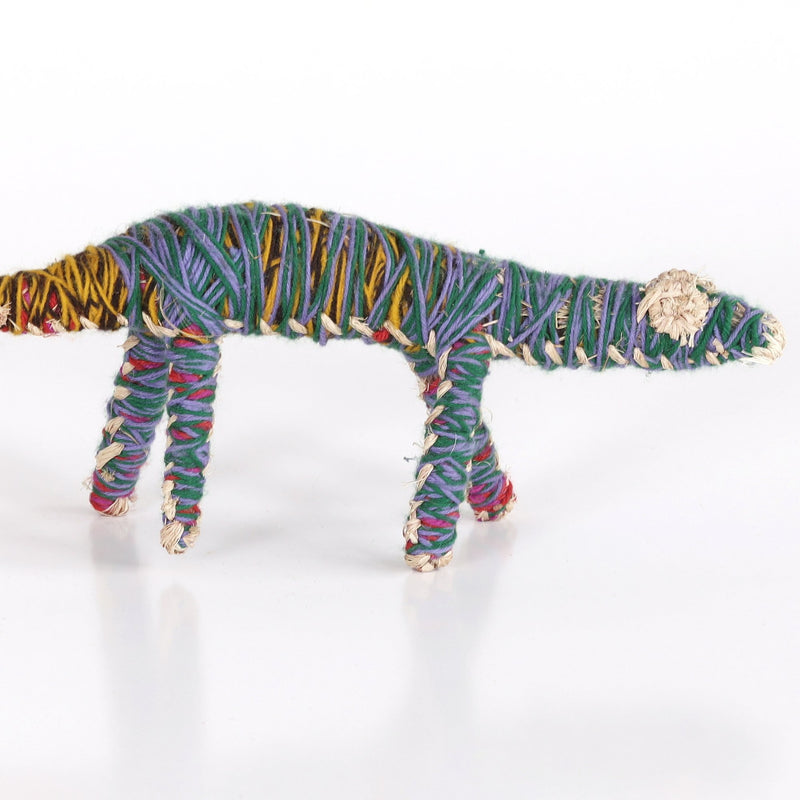 Aboriginal Artwork by Sheila Giles - Tinka (Goanna) Tjanpi Sculpture