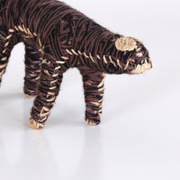 Aboriginal Artwork by Sheila Giles - Tinka (Goanna) Tjanpi Sculpture