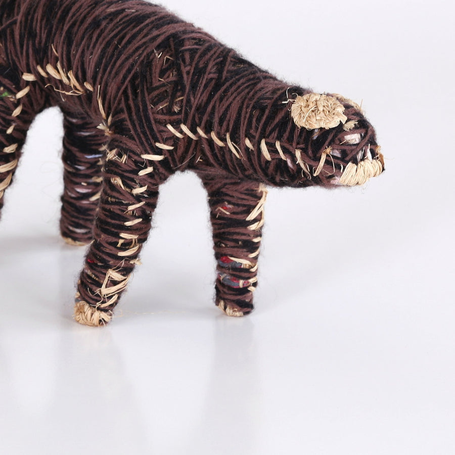 Aboriginal Artwork by Sheila Giles - Tinka (Goanna) Tjanpi Sculpture