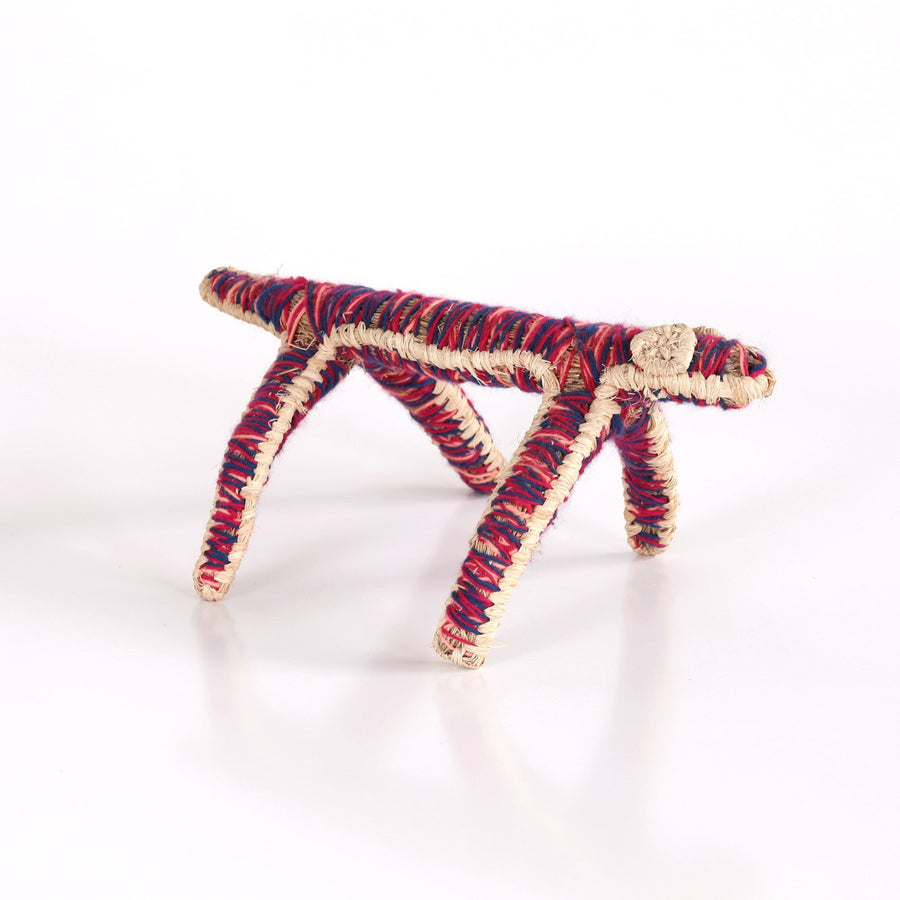 Aboriginal Artwork by Tjawina Nellie Robert - Tjanpi Tinka (lizard) Sculpture