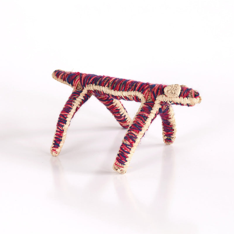 Aboriginal Artwork by Tjawina Nellie Robert - Tjanpi Tinka (lizard) Sculpture