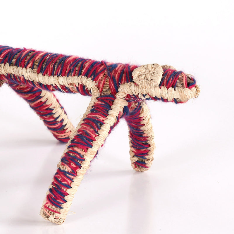 Aboriginal Artwork by Tjawina Nellie Robert - Tjanpi Tinka (lizard) Sculpture