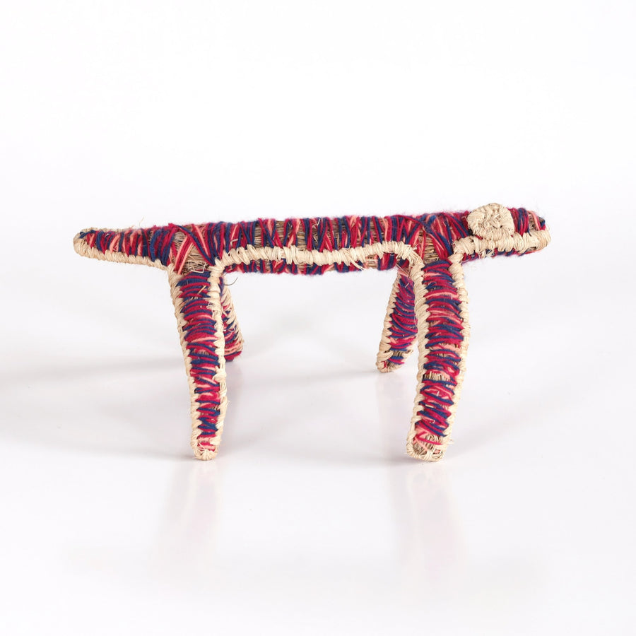 Aboriginal Artwork by Tjawina Nellie Robert - Tjanpi Tinka (lizard) Sculpture