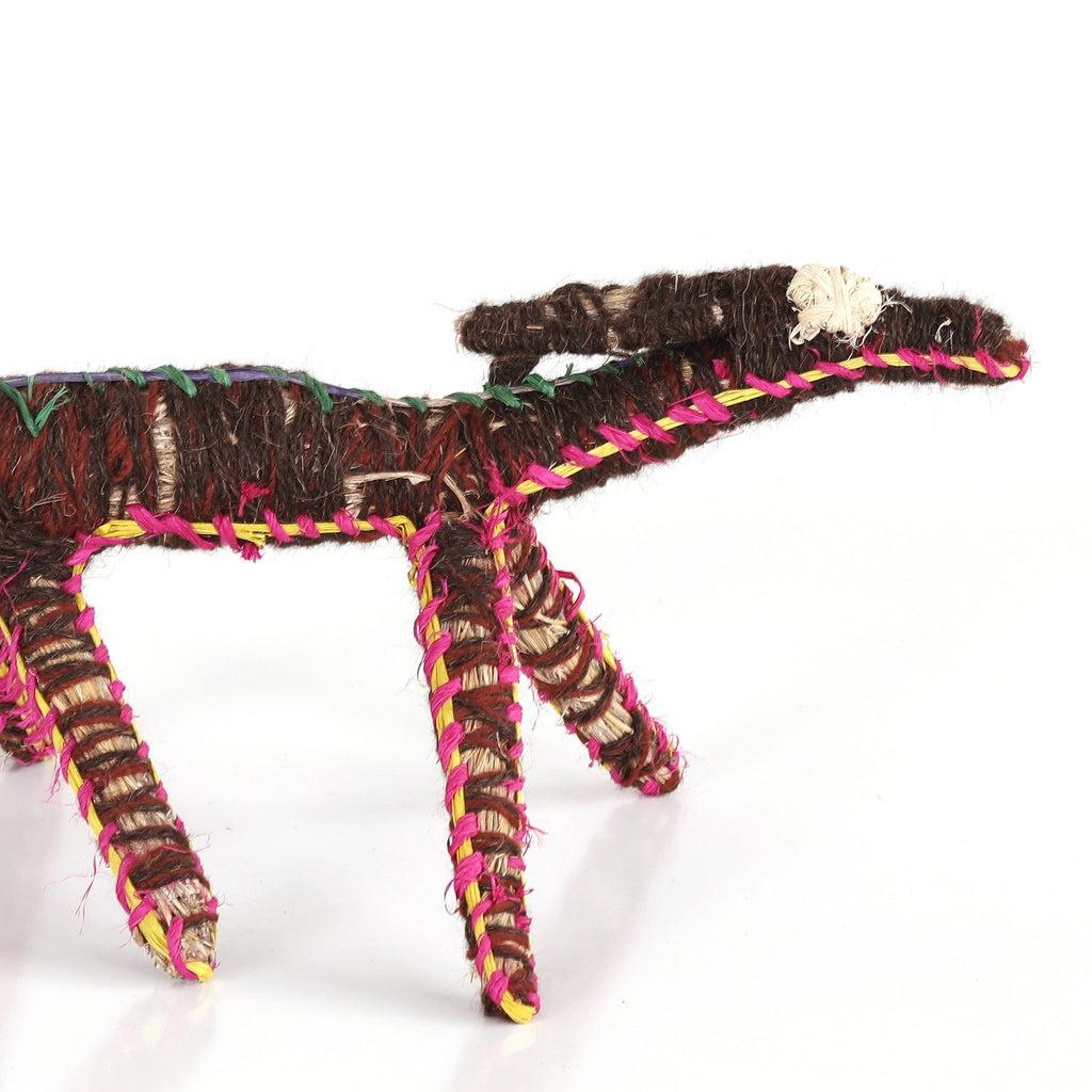 Aboriginal Artwork by Tracy Yates - Papa (Dog) Tjanpi Sculpture