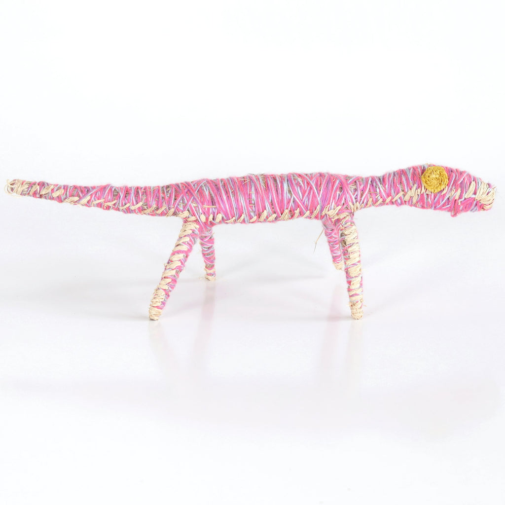 Aboriginal Artwork by Winifred Reid - Tinka (Goanna) Tjanpi Sculpture