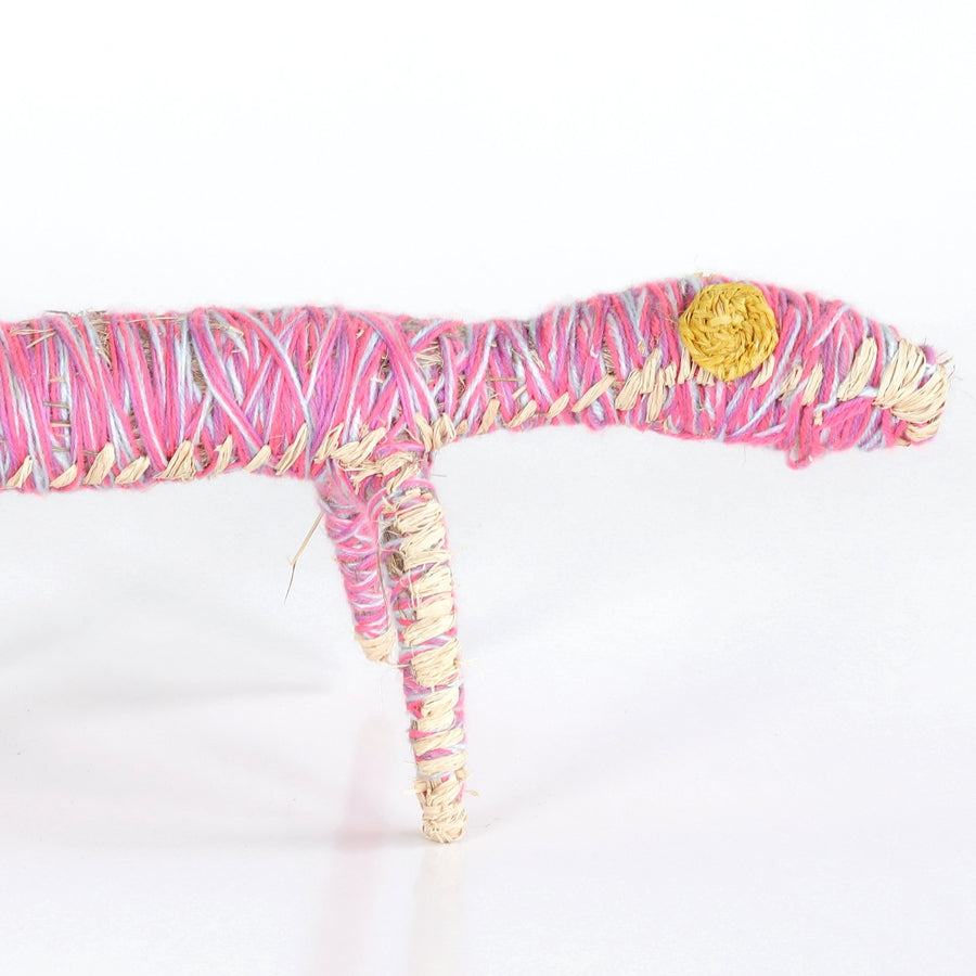 Aboriginal Artwork by Winifred Reid - Tinka (Goanna) Tjanpi Sculpture
