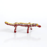 Aboriginal Artwork by Yuminia Kenta - Tinka (Goanna) Tjanpi Sculpture