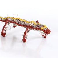 Aboriginal Artwork by Yuminia Kenta - Tinka (Goanna) Tjanpi Sculpture